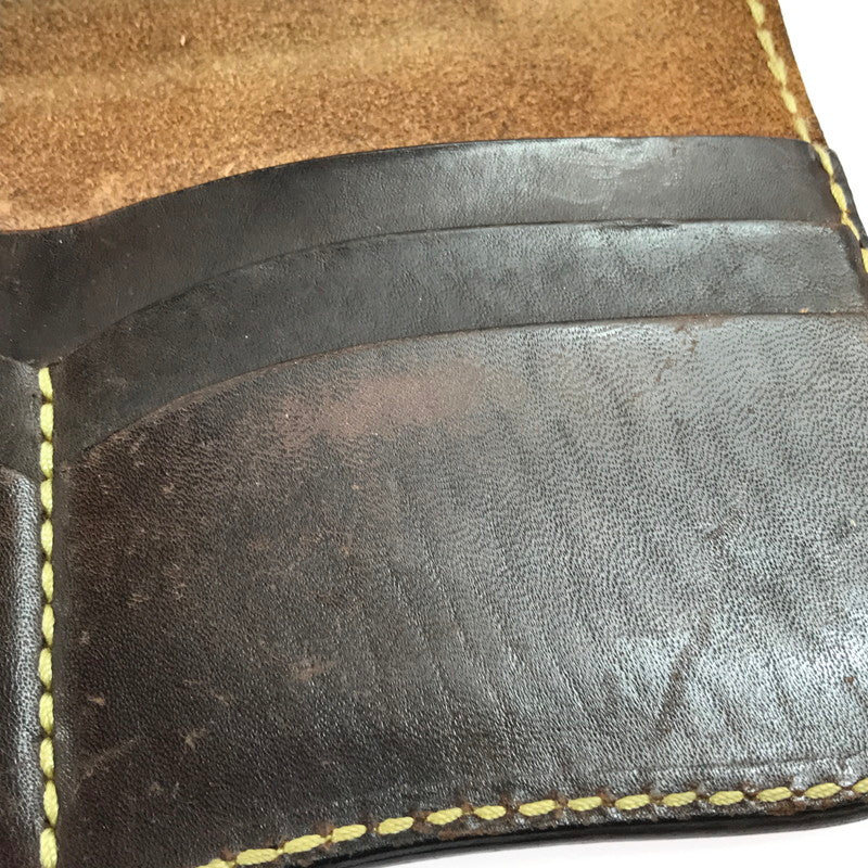 【現状渡し品】【メンズ】 SAAD サード LEATHER LONG WALLET レザー ロングウォレット 長財布 191-250601-na-07-tag カラー：ブラウン 万代Net店