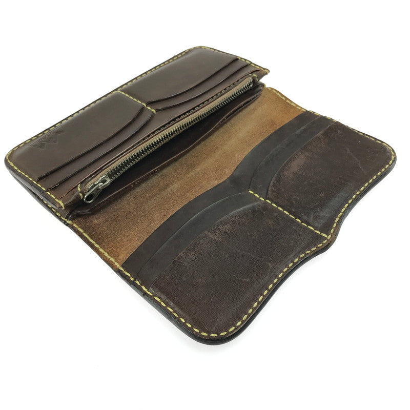 【現状渡し品】【メンズ】 SAAD サード LEATHER LONG WALLET レザー ロングウォレット 長財布 191-250601-na-07-tag カラー：ブラウン 万代Net店