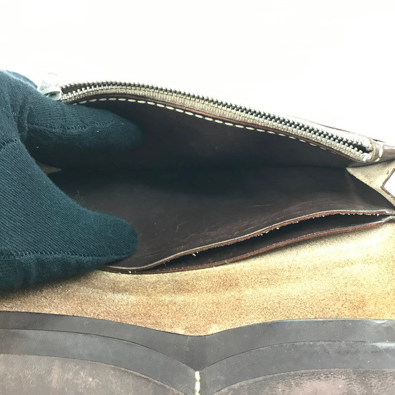 【現状渡し品】【メンズ】 SAAD サード LEATHER LONG WALLET レザー ロングウォレット 長財布 191-250601-na-07-tag カラー：ブラウン 万代Net店