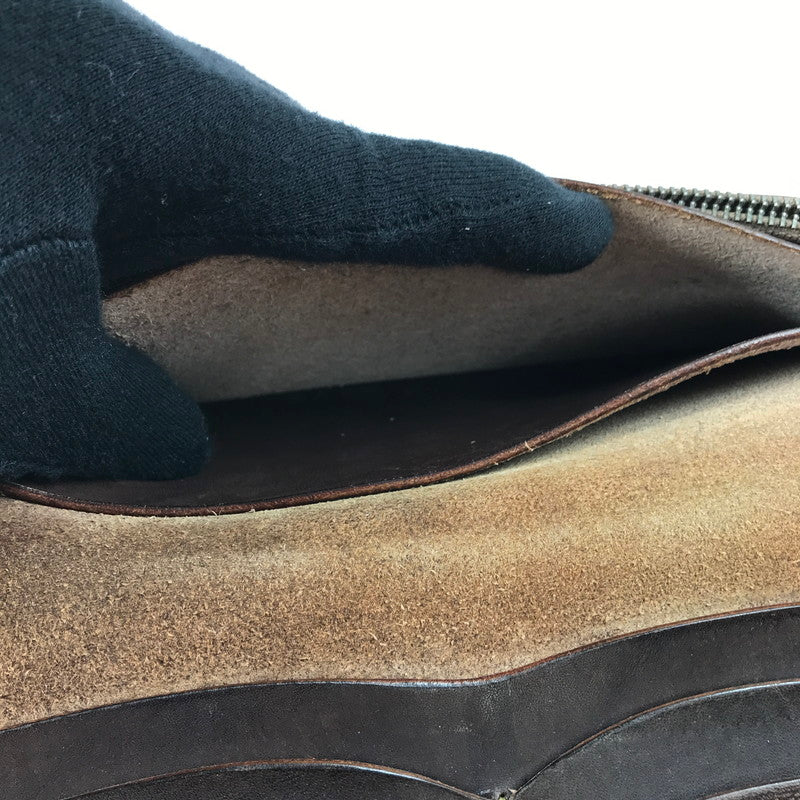 【現状渡し品】【メンズ】 SAAD サード LEATHER LONG WALLET レザー ロングウォレット 長財布 191-250601-na-07-tag カラー：ブラウン 万代Net店
