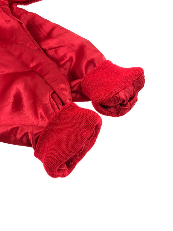 【中古品】【メンズ】 BOOPTIQUE ブープティーク BETTY BOOP SATIN BOMBER JACKET ベティ ブープ サテン ボンバージャケット アウター 146-250610-yy-13-tag サイズ：L カラー：レッド 万代Net店