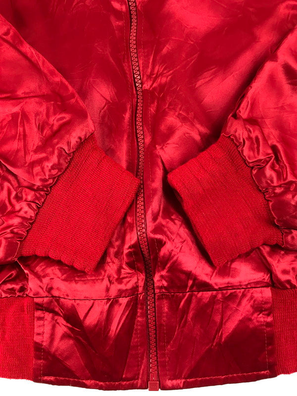 【中古品】【メンズ】 BOOPTIQUE ブープティーク BETTY BOOP SATIN BOMBER JACKET ベティ ブープ サテン ボンバージャケット アウター 146-250610-yy-13-tag サイズ：L カラー：レッド 万代Net店