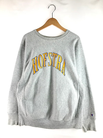 【中古品】【メンズ】 Champion チャンピオン 80’s REVERSE WEAVE SWEAT 80年代 リバースウェーブ カレッジロゴプリント スウェット トップス トリコタグ 146-250629-rt-06-tag サイズ：XL カラー：グレー 万代Net店
