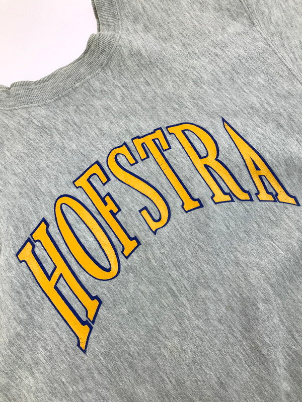 【中古品】【メンズ】 Champion チャンピオン 80’s REVERSE WEAVE SWEAT 80年代 リバースウェーブ カレッジロゴプリント スウェット トップス トリコタグ 146-250629-rt-06-tag サイズ：XL カラー：グレー 万代Net店