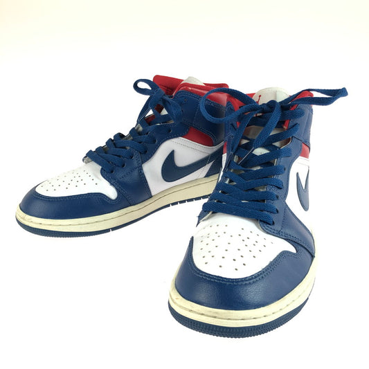 【中古品】【メンズ】 NIKE ナイキ WOMEN’S AIR JORDAN 1 MID FRENCH BLUE BQ6472-146 ウィメンズ エアジョーダン1 ミッド フレンチブルー スニーカー 靴 160-250810-rt-14-tag サイズ：26.5ｃｍ ＵＳ9.5 カラー：ホワイト/フレンチブルー 万代Net店
