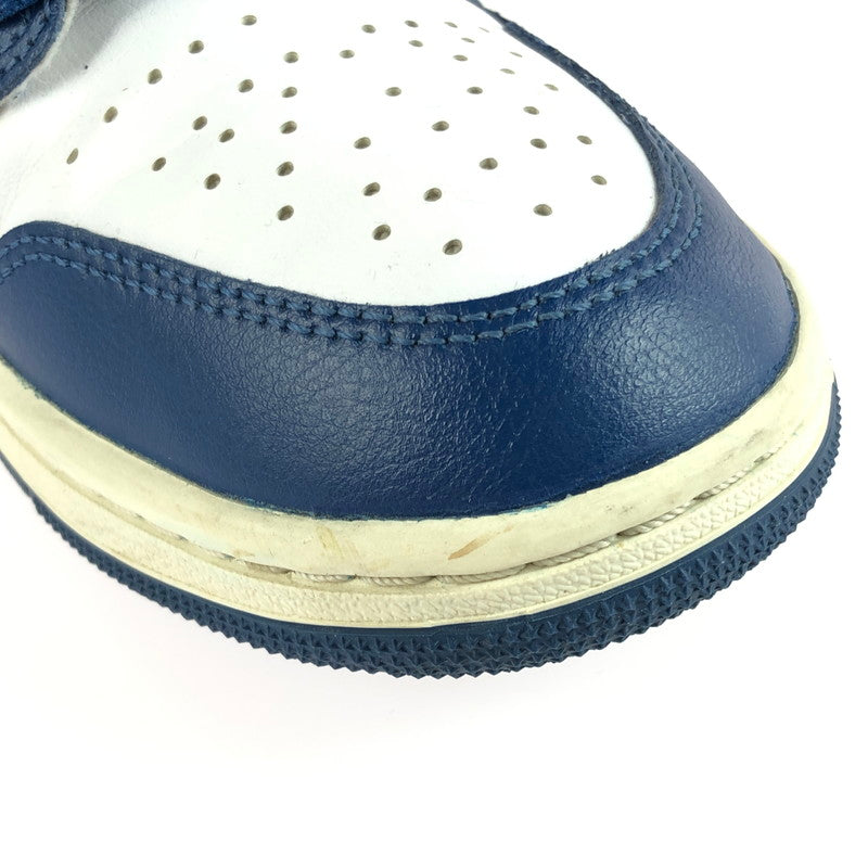 【中古品】【メンズ】 NIKE ナイキ WOMEN’S AIR JORDAN 1 MID FRENCH BLUE BQ6472-146 ウィメンズ エアジョーダン1 ミッド フレンチブルー スニーカー 靴 160-250810-rt-14-tag サイズ：26.5ｃｍ ＵＳ9.5 カラー：ホワイト/フレンチブルー 万代Net店