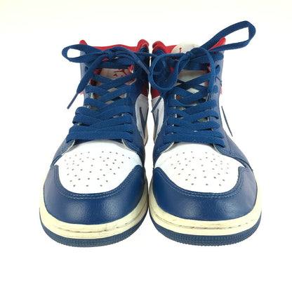 【中古品】【メンズ】 NIKE ナイキ WOMEN’S AIR JORDAN 1 MID FRENCH BLUE BQ6472-146 ウィメンズ エアジョーダン1 ミッド フレンチブルー スニーカー 靴 160-250810-rt-14-tag サイズ：26.5ｃｍ ＵＳ9.5 カラー：ホワイト/フレンチブルー 万代Net店