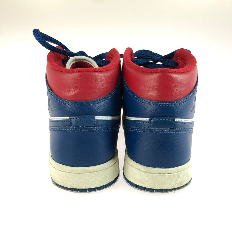 【中古品】【メンズ】 NIKE ナイキ WOMEN’S AIR JORDAN 1 MID FRENCH BLUE BQ6472-146 ウィメンズ エアジョーダン1 ミッド フレンチブルー スニーカー 靴 160-250810-rt-14-tag サイズ：26.5ｃｍ ＵＳ9.5 カラー：ホワイト/フレンチブルー 万代Net店