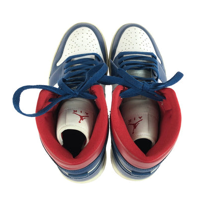 【中古品】【メンズ】 NIKE ナイキ WOMEN’S AIR JORDAN 1 MID FRENCH BLUE BQ6472-146 ウィメンズ エアジョーダン1 ミッド フレンチブルー スニーカー 靴 160-250810-rt-14-tag サイズ：26.5ｃｍ ＵＳ9.5 カラー：ホワイト/フレンチブルー 万代Net店
