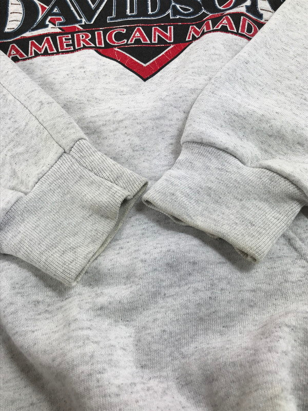 【中古品】【メンズ】 HARLEY DAVIDSON ハーレーダビッドソン 90's EAGLE LOGO PRINT HOODED SWEAT 90年代 イーグル ロゴプリント フーデッドスウェット パーカー 146-250607-hi-14-tag サイズ：XXL カラー：グレー 万代Net店