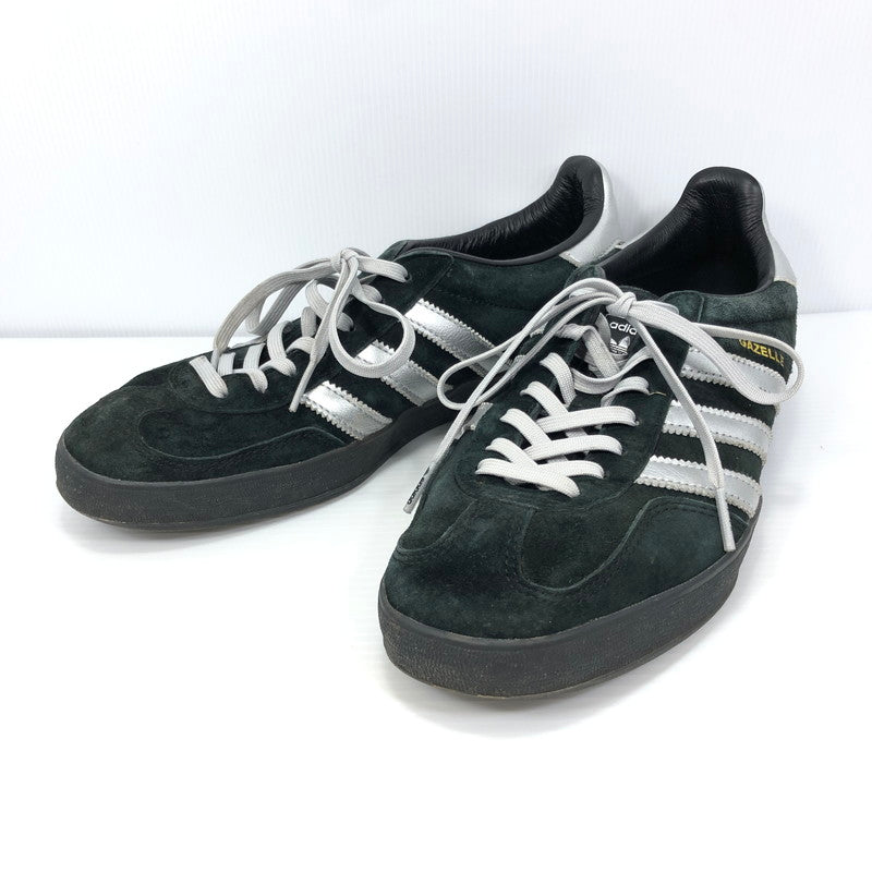 【中古品】【メンズ】 GAZELLE INDOOR ID0988 ガゼル インドア スニーカー 靴 161-250530-yy-06-tag サイズ：27cm/US9 カラー：BLACK/SILVER 万代Net店