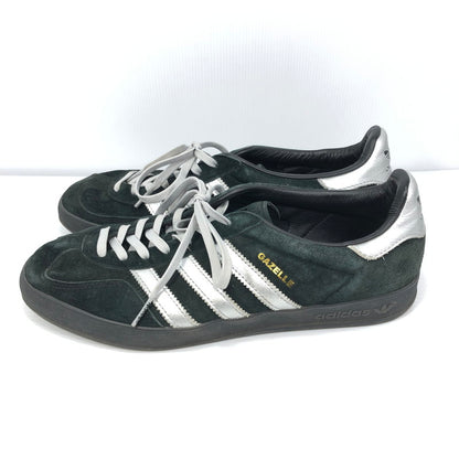 【中古品】【メンズ】 GAZELLE INDOOR ID0988 ガゼル インドア スニーカー 靴 161-250530-yy-06-tag サイズ：27cm/US9 カラー：BLACK/SILVER 万代Net店