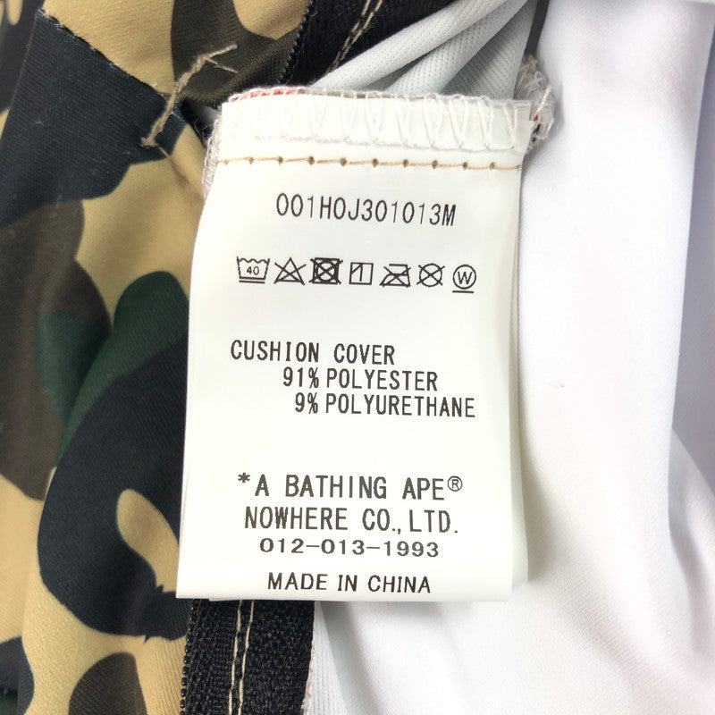 【中古品】【メンズ】 A BATHING APE アベイシングエイプ 1ST CAMO CIRCLE FLUFFY BEADS CUSHION ファーストカモ サークル フラッフィー ビーズクッション インテリア雑貨 208-250705-hi-08-tag カラー：カモフラージュ 万代Net店