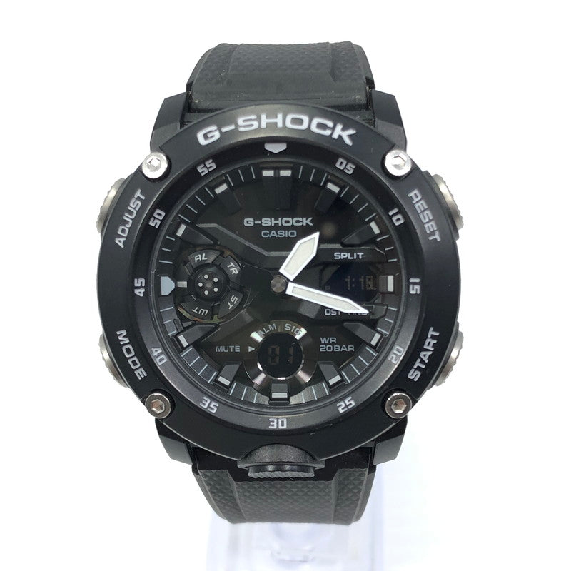 【中古品】【メンズ】 G-SHOCK ジーショック ANALOG DIGITAL GA-2000 SERIES GA-2000S-1AJF アナログ デジタル クォーツ 腕時計 196-250604-na-15-tag カラー：ブラック 万代Net店