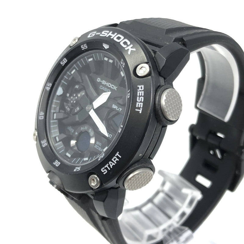 【中古品】【メンズ】 G-SHOCK ジーショック ANALOG DIGITAL GA-2000 SERIES GA-2000S-1AJF アナログ デジタル クォーツ 腕時計 196-250604-na-15-tag カラー：ブラック 万代Net店