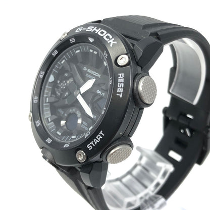 【中古品】【メンズ】 G-SHOCK ジーショック ANALOG DIGITAL GA-2000 SERIES GA-2000S-1AJF アナログ デジタル クォーツ 腕時計 196-250604-na-15-tag カラー：ブラック 万代Net店