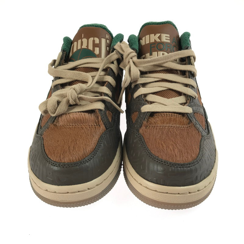 【中古美品】【メンズ】 NIKE ナイキ × NIGOR ニゴー コラボ AIR FORCE 3 LOW SP HQ0260-201 エア フォース 4 ロー SP スニーカー 靴 160-250603-yy-18-tag サイズ：27cm/US9 カラー：BAROQUE BROWN/FIR-HEMP-PECAN 万代Net店