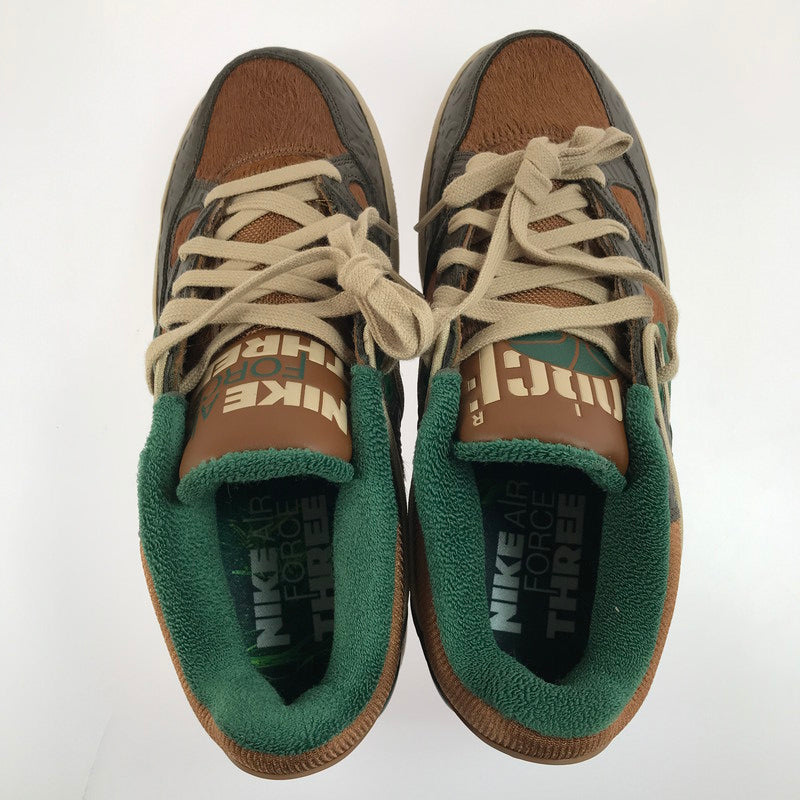 【中古美品】【メンズ】 NIKE ナイキ × NIGOR ニゴー コラボ AIR FORCE 3 LOW SP HQ0260-201 エア フォース 4 ロー SP スニーカー 靴 160-250603-yy-18-tag サイズ：27cm/US9 カラー：BAROQUE BROWN/FIR-HEMP-PECAN 万代Net店
