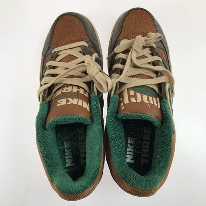 【中古美品】【メンズ】 NIKE ナイキ × NIGOR ニゴー コラボ AIR FORCE 3 LOW SP HQ0260-201 エア フォース 4 ロー SP スニーカー 靴 160-250603-yy-18-tag サイズ：27cm/US9 カラー：BAROQUE BROWN/FIR-HEMP-PECAN 万代Net店