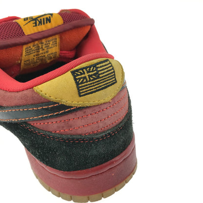 【中古品】【メンズ】 NIKE SB ナイキエスビー DUNK LOW PREMIUM 313170-003 ダンク ロー プレミアム スニーカー 靴 160-250530-yy-01-tag サイズ：28cm/US10 カラー："HAWAII"BLACK/BLACK-DEEP ORANGE 万代Net店