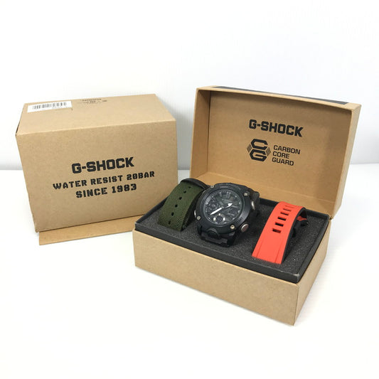 【中古品】【メンズ】 CASIO カシオ G-SHOCK GA-2000E-4JR ジーショック アナデジ クォーツ 腕時計 196-250704-yy-17-tag カラー：ブラック 万代Net店