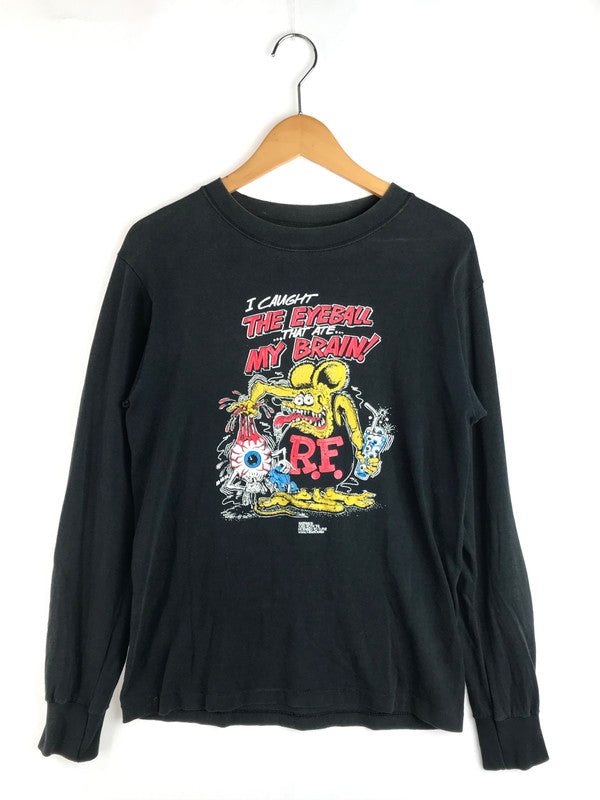【中古品】【メンズ】 ALL SPORT オールスポーツ 90’s RAT FINK L/S PRINT TEE ラットフィンク ロングスリーブ プリントTシャツ 長袖Tシャツ 146-250613-hi-01-tag サイズ：S カラー：ブラック 万代Net店