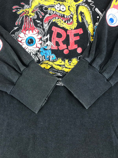 【中古品】【メンズ】 ALL SPORT オールスポーツ 90’s RAT FINK L/S PRINT TEE ラットフィンク ロングスリーブ プリントTシャツ 長袖Tシャツ 146-250613-hi-01-tag サイズ：S カラー：ブラック 万代Net店