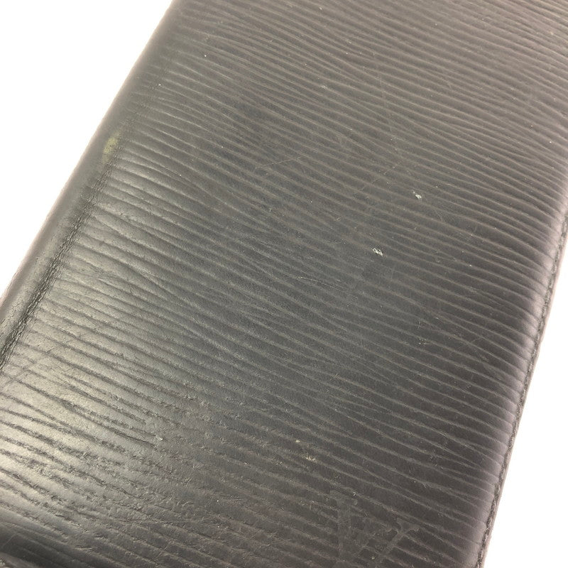 【中古品】【メンズ】 LOUIS VUITTON ルイ・ヴィトン EPI AGENDA POSH NOTEBOOK COVER R20522 エピ アジェンダ ポッシュ 手帳カバー 179-260618-rt-02-tagh カラー：ブラック 万代Net店