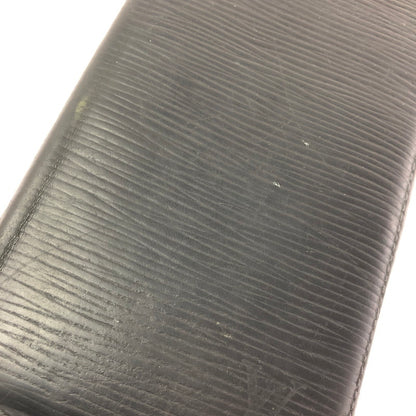 【中古品】【メンズ】 LOUIS VUITTON ルイ・ヴィトン EPI AGENDA POSH NOTEBOOK COVER R20522 エピ アジェンダ ポッシュ 手帳カバー 179-260618-rt-02-tagh カラー：ブラック 万代Net店