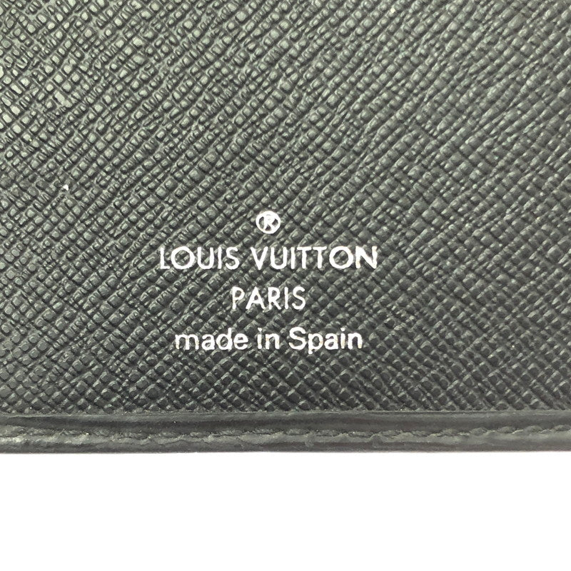 【中古品】【メンズ】 LOUIS VUITTON ルイ・ヴィトン EPI AGENDA POSH NOTEBOOK COVER R20522 エピ アジェンダ ポッシュ 手帳カバー 179-260618-rt-02-tagh カラー：ブラック 万代Net店