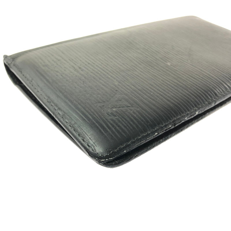 【中古品】【メンズ】 LOUIS VUITTON ルイ・ヴィトン EPI AGENDA POSH NOTEBOOK COVER R20522 エピ アジェンダ ポッシュ 手帳カバー 179-260618-rt-02-tagh カラー：ブラック 万代Net店
