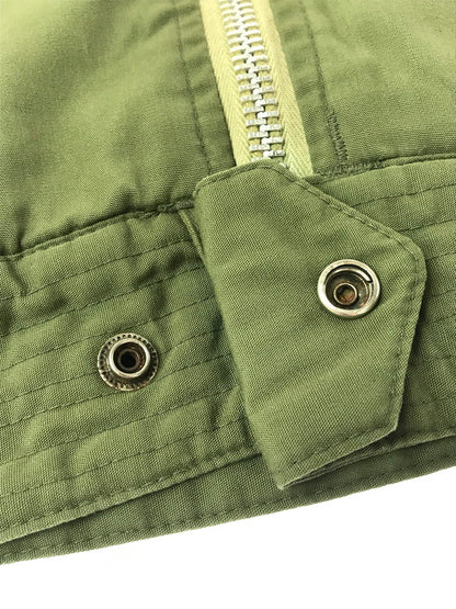 【現状渡し品】【メンズ】 FRENCH AIR FORCE フランス軍 FLIGHT PILOT JACKET フライト パイロット ジャケット アウター 146-260921-na-18-tagh サイズ：サイズ表記なし 下記参照 カラー：カーキ 万代Net店