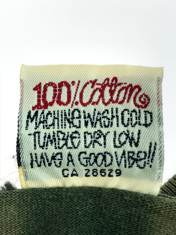 【中古品】【メンズ】 STUSSY ステューシー OLD 90’s WORLD WIDE SPADE PRINT TEE 90年代 ワールドワイド スペード プリントTシャツ 半袖Tシャツ 白タグ 142-250719-hi-01-tag サイズ：XL カラー：グリーン 万代Net店