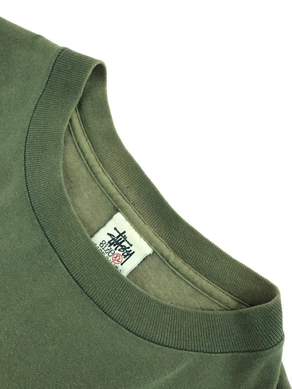 【中古品】【メンズ】 STUSSY ステューシー OLD 90’s WORLD WIDE SPADE PRINT TEE 90年代 ワールドワイド スペード プリントTシャツ 半袖Tシャツ 白タグ 142-250719-hi-01-tag サイズ：XL カラー：グリーン 万代Net店