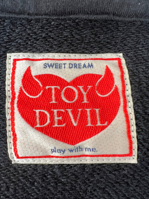 【中古品】【メンズ】 TOY DEVIL トイ デビル DEVIL ZIP HOODIEーFIRE DEVIL SKULL TD25SSCEMZH3 デビル ジップフーディー ファイヤーデビルスカル トップス プルオーバーパーカー 140-260710-kk-01-hon サイズ：2 カラー：ブラック 万代Net店