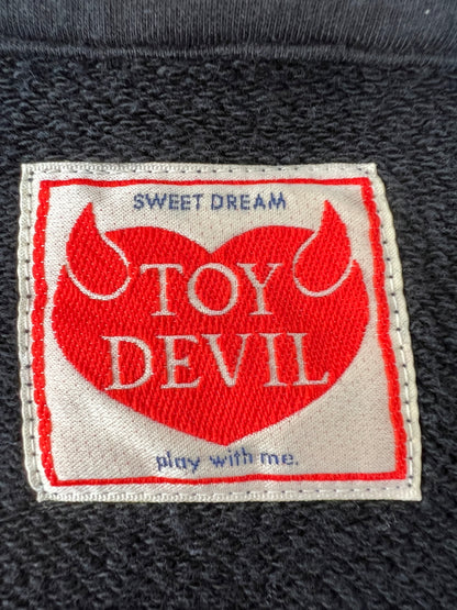 【中古品】【メンズ】 TOY DEVIL トイ デビル DEVIL ZIP HOODIEーFIRE DEVIL SKULL TD25SSCEMZH3 デビル ジップフーディー ファイヤーデビルスカル トップス プルオーバーパーカー 140-260710-kk-01-hon サイズ：2 カラー：ブラック 万代Net店