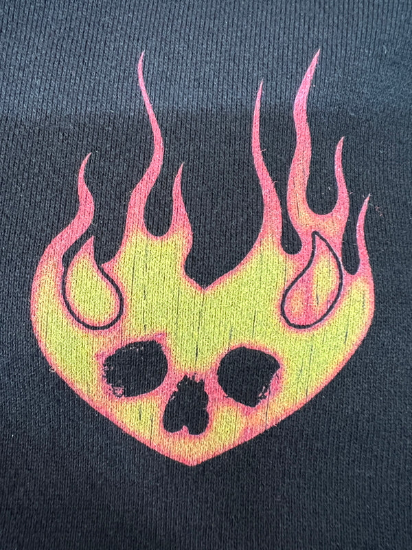 【中古品】【メンズ】 TOY DEVIL トイ デビル DEVIL ZIP HOODIEーFIRE DEVIL SKULL TD25SSCEMZH3 デビル ジップフーディー ファイヤーデビルスカル トップス プルオーバーパーカー 140-260710-kk-01-hon サイズ：2 カラー：ブラック 万代Net店