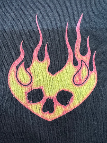 【中古品】【メンズ】 TOY DEVIL トイ デビル DEVIL ZIP HOODIEーFIRE DEVIL SKULL TD25SSCEMZH3 デビル ジップフーディー ファイヤーデビルスカル トップス プルオーバーパーカー 140-260710-kk-01-hon サイズ：2 カラー：ブラック 万代Net店