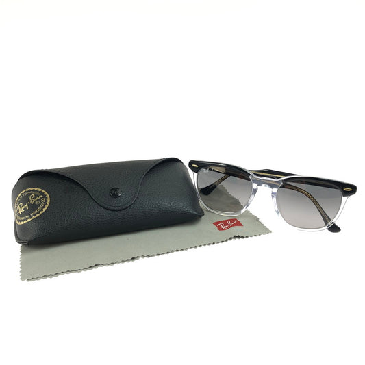 【中古品】【メンズ】 Ray-Ban レイバン HAWKEYE RB2298F ホークアイ サングラス アイウェア アクセサリー 203-250625-na-08-tag カラー：クリア/ブラック 万代Net店