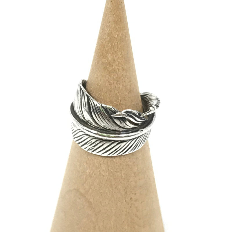 【中古品】【メンズ】 ARIZONA FREEDOM アリゾナフリーダム SV フェザーリング R-22A 指輪 アクセサリー 191-250617-na-12-tag サイズ：約2号 カラー：シルバー 万代Net店