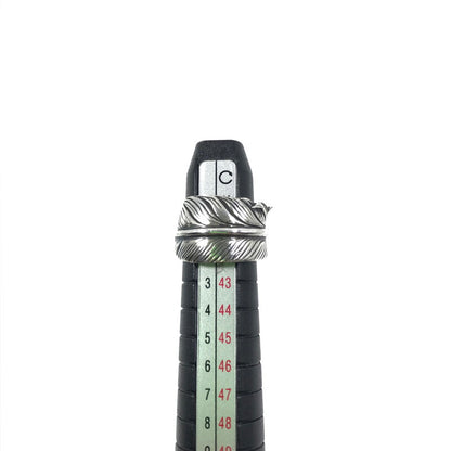 【中古品】【メンズ】 ARIZONA FREEDOM アリゾナフリーダム SV フェザーリング R-22A 指輪 アクセサリー 191-250617-na-12-tag サイズ：約2号 カラー：シルバー 万代Net店