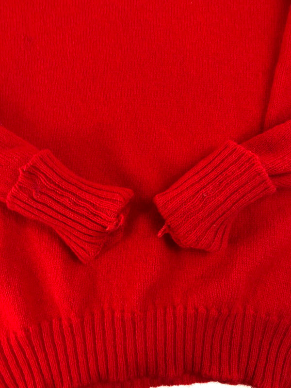 【現状渡し品】【メンズ】 PENDLETON ペンドルトン 60'S WOOL KINT SWEATER 60年代 ウール ニット セーター 146-250623-na-25-tag サイズ：XL カラー：レッド 万代Net店