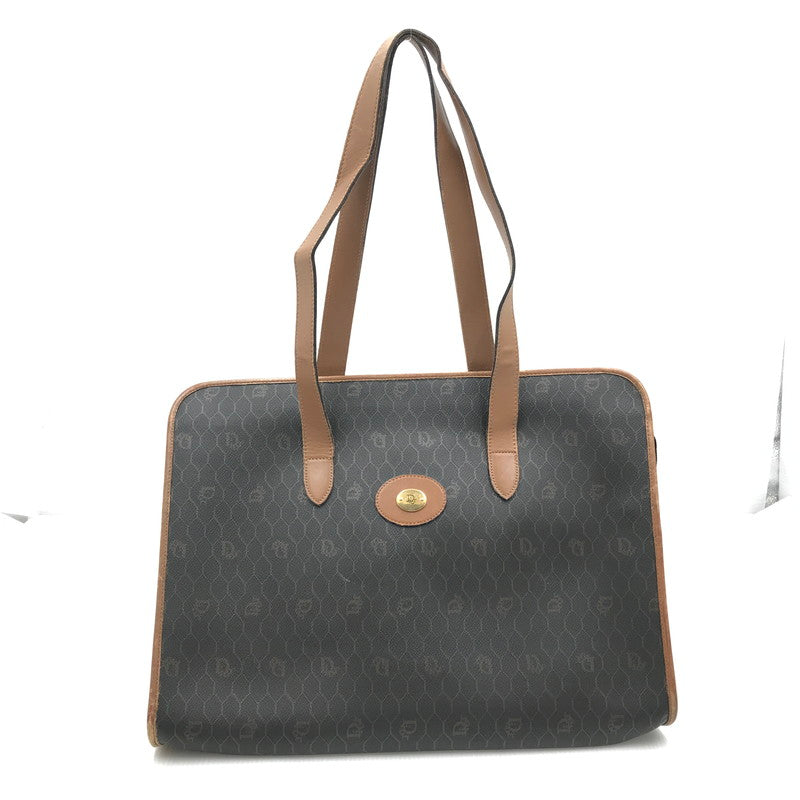 【中古品】【メンズ】 HONEYCOMB PATTERN TOTE BAG ハニカム柄 トートバッグ カバン 180-250618-rt-10-tag カラー：ブラウン 万代Net店