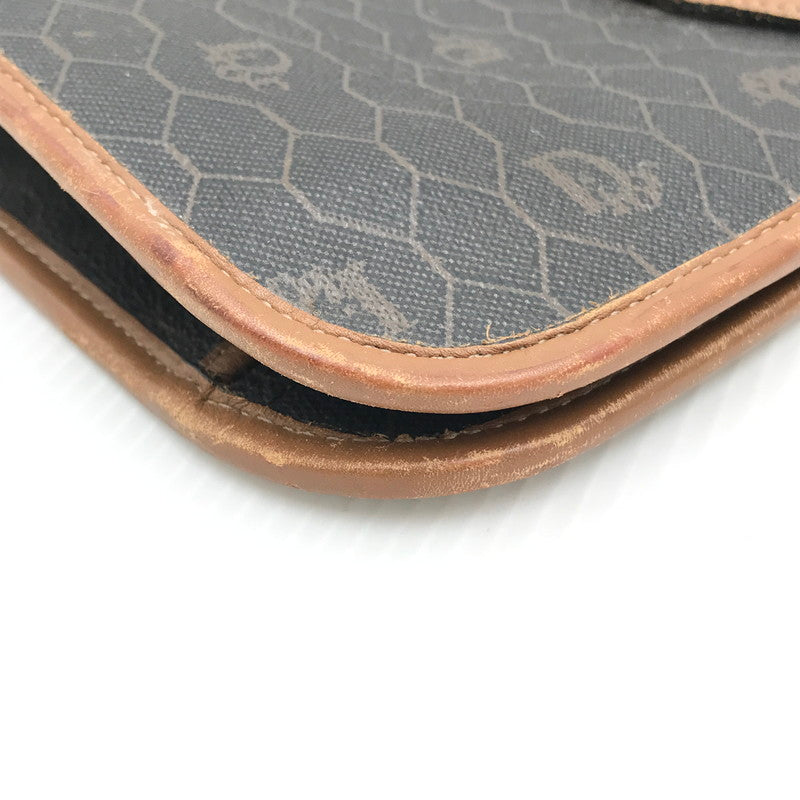 【中古品】【メンズ】 HONEYCOMB PATTERN TOTE BAG ハニカム柄 トートバッグ カバン 180-250618-rt-10-tag カラー：ブラウン 万代Net店