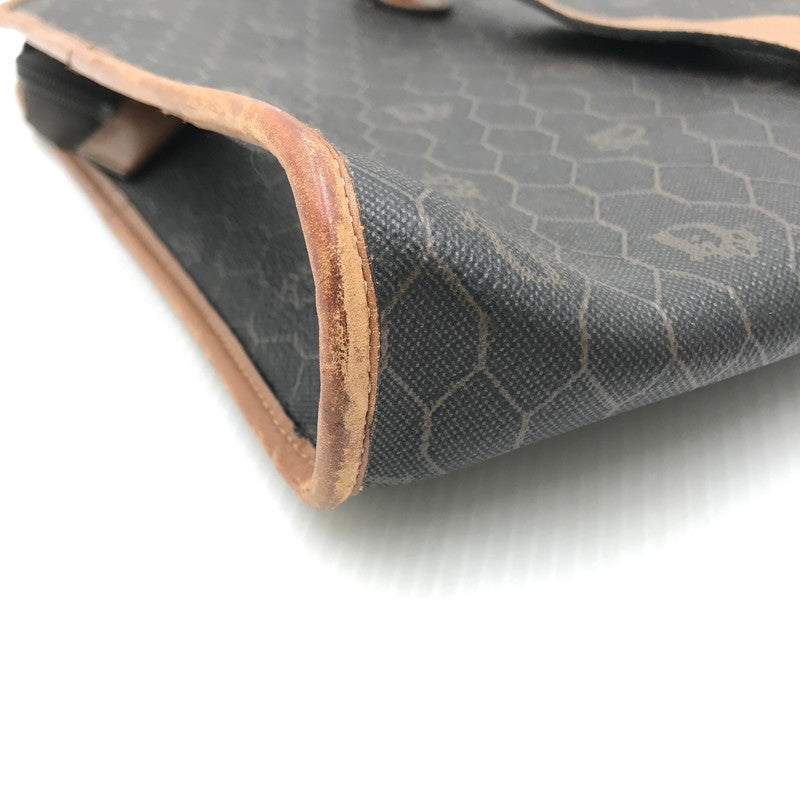 【中古品】【メンズ】 HONEYCOMB PATTERN TOTE BAG ハニカム柄 トートバッグ カバン 180-250618-rt-10-tag カラー：ブラウン 万代Net店
