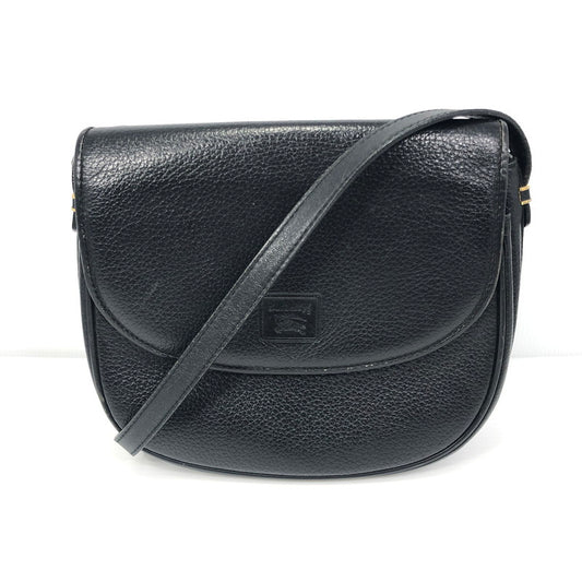 【中古品】【レディース】 Burberrys バーバリーズ NOVA CHECK SHADOW HORSE SHOULDER BAG ノバチェック シャドーホース ショルダーバッグ カバン 188-250630-rt-07-tag カラー：ブラック 万代Net店