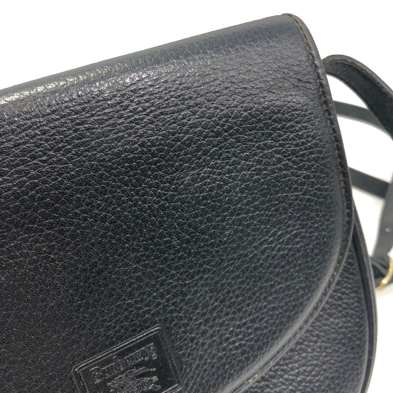 【中古品】【レディース】 Burberrys バーバリーズ NOVA CHECK SHADOW HORSE SHOULDER BAG ノバチェック シャドーホース ショルダーバッグ カバン 188-250630-rt-07-tag カラー：ブラック 万代Net店