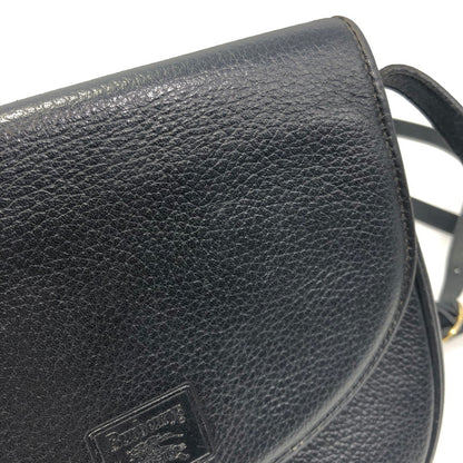 【中古品】【レディース】 Burberrys バーバリーズ NOVA CHECK SHADOW HORSE SHOULDER BAG ノバチェック シャドーホース ショルダーバッグ カバン 188-250630-rt-07-tag カラー：ブラック 万代Net店