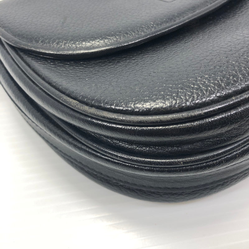 【中古品】【レディース】 Burberrys バーバリーズ NOVA CHECK SHADOW HORSE SHOULDER BAG ノバチェック シャドーホース ショルダーバッグ カバン 188-250630-rt-07-tag カラー：ブラック 万代Net店