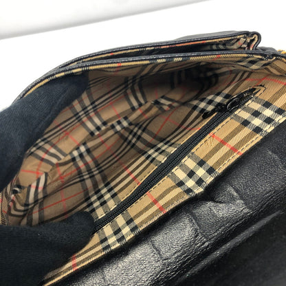 【中古品】【レディース】 Burberrys バーバリーズ NOVA CHECK SHADOW HORSE SHOULDER BAG ノバチェック シャドーホース ショルダーバッグ カバン 188-250630-rt-07-tag カラー：ブラック 万代Net店